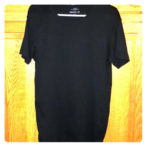 H&M Other - H&M ribbed Cotton T-shirt Crew neck (Tall -long)